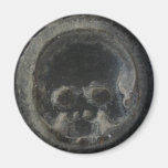 Le crâne grave de pierre de tombe de pirate désoss