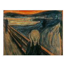 Le cri perçant - Edvard Munch Carte Postale