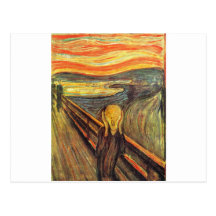 Le cri perçant - Edvard Munch Carte Postale