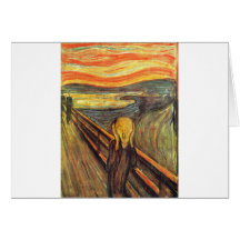 Le cri perçant - Edvard Munch Cartes