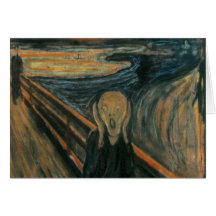 Le cri perçant - Edvard Munch Cartes De Vœux