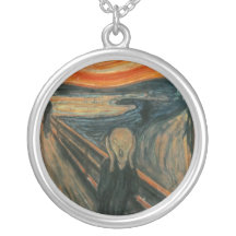 Le cri perçant - Edvard Munch Colliers Personnalisés