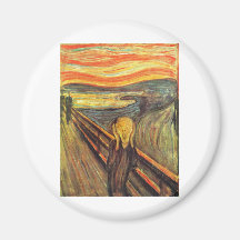 Le cri perçant - Edvard Munch Magnets