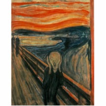Le cri perçant - Edvard Munch Photo Sculpture