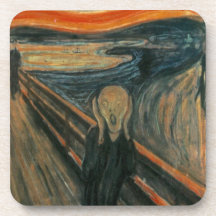 Le cri perçant - Edvard Munch Sous-bocks
