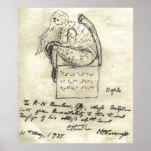Le croquis 1934 de Lovecraft Posters