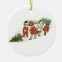 Le cru badine des ornements de Noël d'arbre