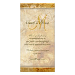 Le cru brun d'or "vous remercient" mariage photocartes