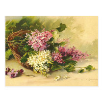 Le cru fleurit la carte postale cartes postales