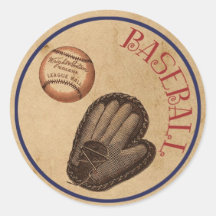 Le cru folâtre l'autocollant de base-ball