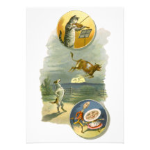 Le cru hé dupent dupent le chat, violon, vache, lu invitations personnalisées