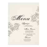 Le cru personnalisable a inspiré la carte de menu invitation personnalisée
