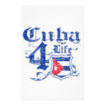 Le Cuba pendant la vie Papier À Lettre Personnalisé