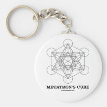 Le cube de Metatron (la géométrie sacrée) Porte-clés