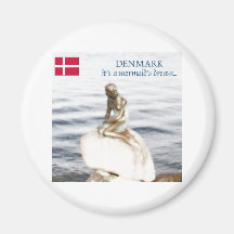 le Danemark Magnets Pour Réfrigérateur