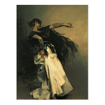 Le danseur espagnol, étude pour le "EL Jaleo", 188 Cartes Postales
