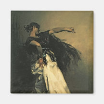 Le danseur espagnol, étude pour le "EL Jaleo", 188 Aimant Pour Réfrigérateur