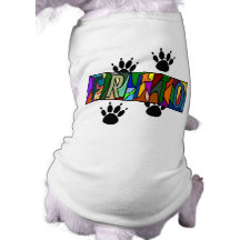 LE ~ DE FRITO A PERSONNALISÉ LA GRANDE LETTRE PET- MANTEAUX POUR CHIEN