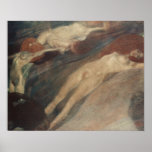 Le ~ de Gustav Klimt a déplacé l'affiche vintage d