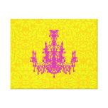 Le ~ de lustre de Cocos a enveloppé la toile .75"  Toile Tendue Sur Châssis
