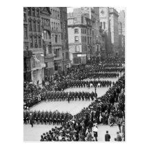 Le défilé des policiers sur la 5ème avenue, NYC :  Carte Postale