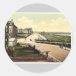 Le défilé, Skegness, Angleterre Photochrom rare Autocollants