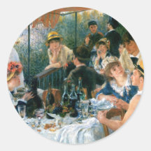 Le déjeuner de Renoir de la partie de canotage (18 Adhésifs