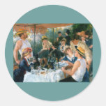 Le déjeuner de Renoir de la partie de canotage (18 Autocollants