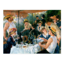 Le déjeuner de Renoir de la partie de canotage (18 Carte Postale