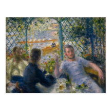 Le déjeuner du rameur par Pierre-Auguste Renoir Cartes Postales