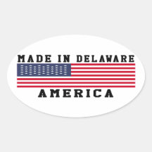 Le Delaware a fait dans les conceptions Autocollants