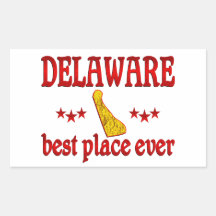 Le Delaware meilleur Autocollants