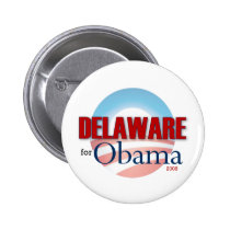 Le Delaware pour Obama badges publicitaires