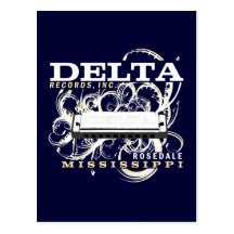 Le delta enregistre l'inc. carte postale