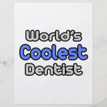Le dentiste le plus frais du monde prospectus avec motif