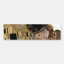 Le détail de baiser de Gustav Klimt (circa 1908) Autocollants Pour Voiture