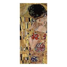 Le détail de baiser de Gustav Klimt (circa 1908) Modèle De Double Carte