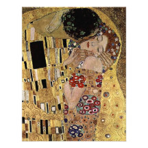 Le détail de baiser de Gustav Klimt (circa 1908) Invitations Personnalisées