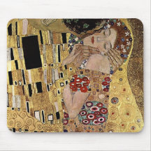 Le détail de baiser de Gustav Klimt (circa 1908) Tapis De Souris