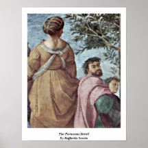 Le détail de Parnassus par Raffaello Sanzio Posters