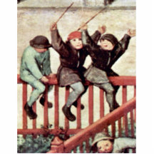 Le détail des jeux des enfants par Bruegel D. Ä. P Découpage En Acrylique