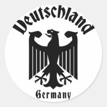 Le Deutschland Adhésifs Ronds