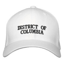 Le District de Columbia A brodé le chapeau Casquettes Brodées