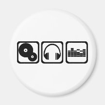 LE DJ AIMANTS POUR RÉFRIGÉRATEUR