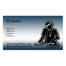 Le DJ - Amélioré Modèles De Cartes De Visite