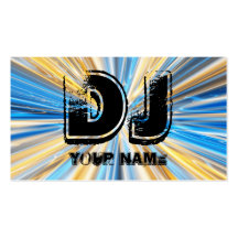 LE DJ MODÈLE DE CARTE DE VISITE