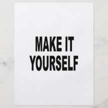 Le do-it-yourself lui font vous-même l'insecte tract personnalisé