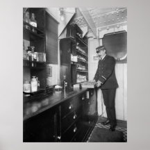 Le docteur du bateau, les années 1900 tôt affiches