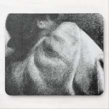 Le dormeur par Georges Seurat Tapis De Souris