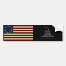 Le drapeau 1776 de Betsy Ross/NE MARCHENT PAS SUR  Autocollant Pour Voiture